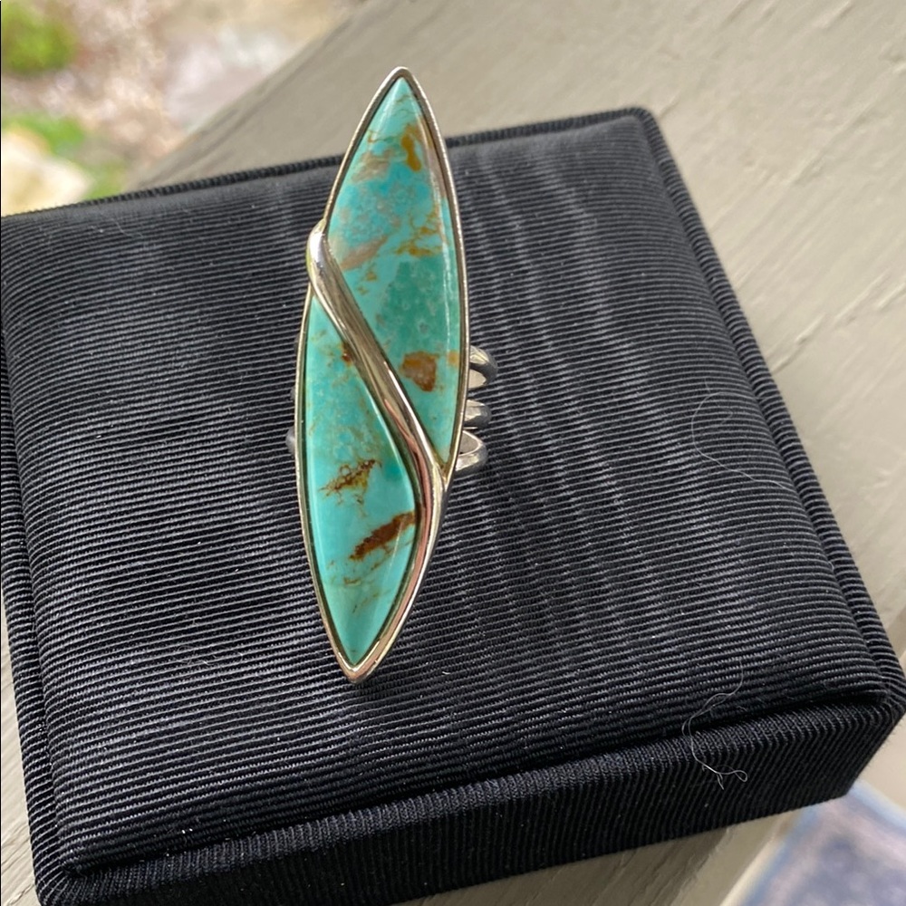 Turquoise & Sterling silver ring